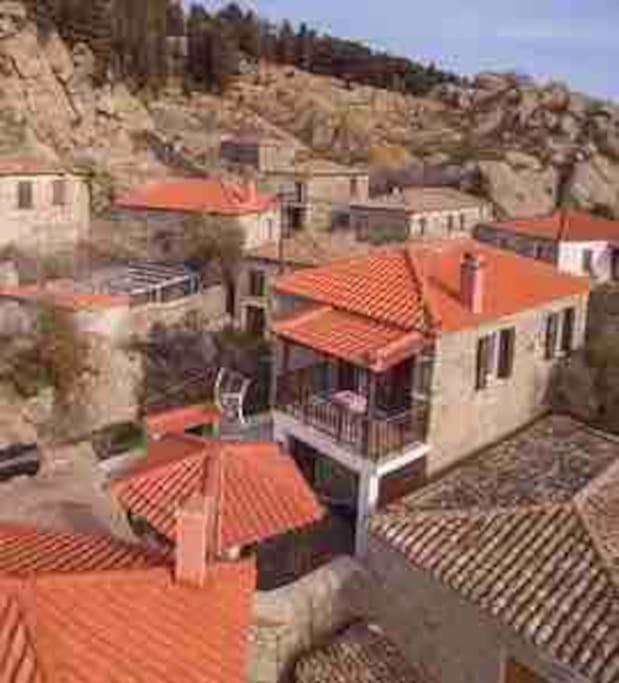 Traditional Stone-Built House With Great View Vila Kontias Exterior foto